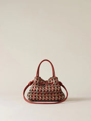 Small Borbonese La Nido shopping bag with structured design, made of quality materials, suitable for stylish everyday use.