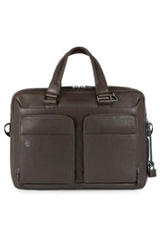 Borsa sottile porta computer e porta iPad®10,5"/9,7" a due manici Black Square Piquadro - MYLILLY