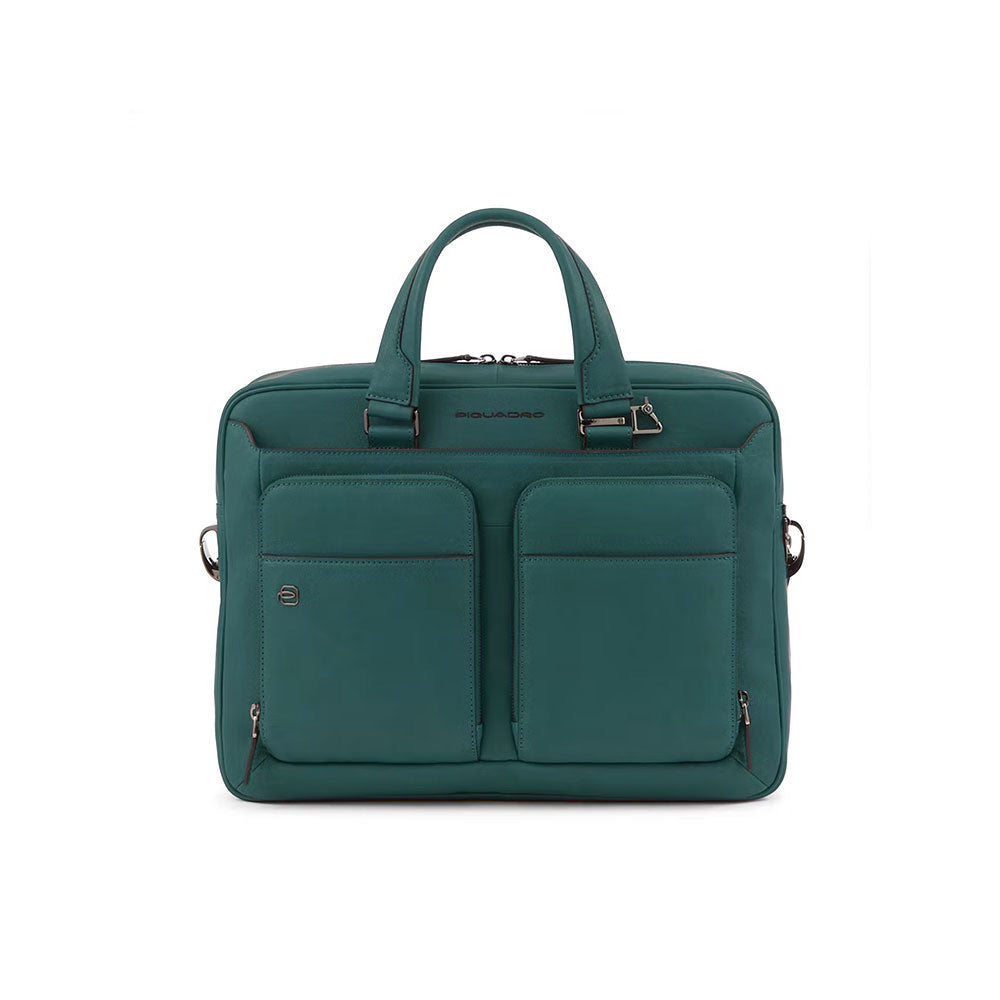 Borsa sottile porta computer e porta iPad®10,5"/9,7" a due manici Black Square Piquadro - MYLILLY