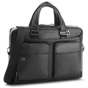 Borsa sottile porta computer e porta iPad®10,5"/9,7" a due manici Black Square Piquadro - MYLILLY