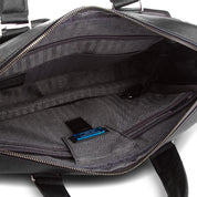 Borsa sottile porta computer e porta iPad®10,5"/9,7" a due manici Black Square Piquadro - MYLILLY