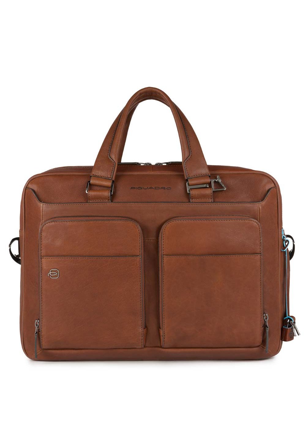 Borsa sottile porta computer e porta iPad®10,5"/9,7" a due manici Black Square Piquadro - MYLILLY