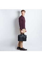 Borsa sottile porta computer e porta iPad®10,5"/9,7" a due manici Black Square Piquadro - MYLILLY