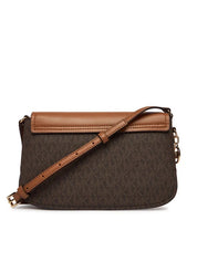 Small Michael Kors Alice Xbody bag for women, stylish mini shoulder bag with sleek design and gold-tone hardware.