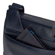 Borsello porta iPad® Blue Square in pelle Piquadro - MYLILLY