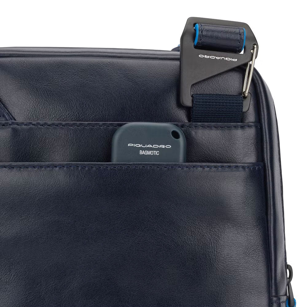 Borsello porta iPad® Blue Square in pelle Piquadro - MYLILLY