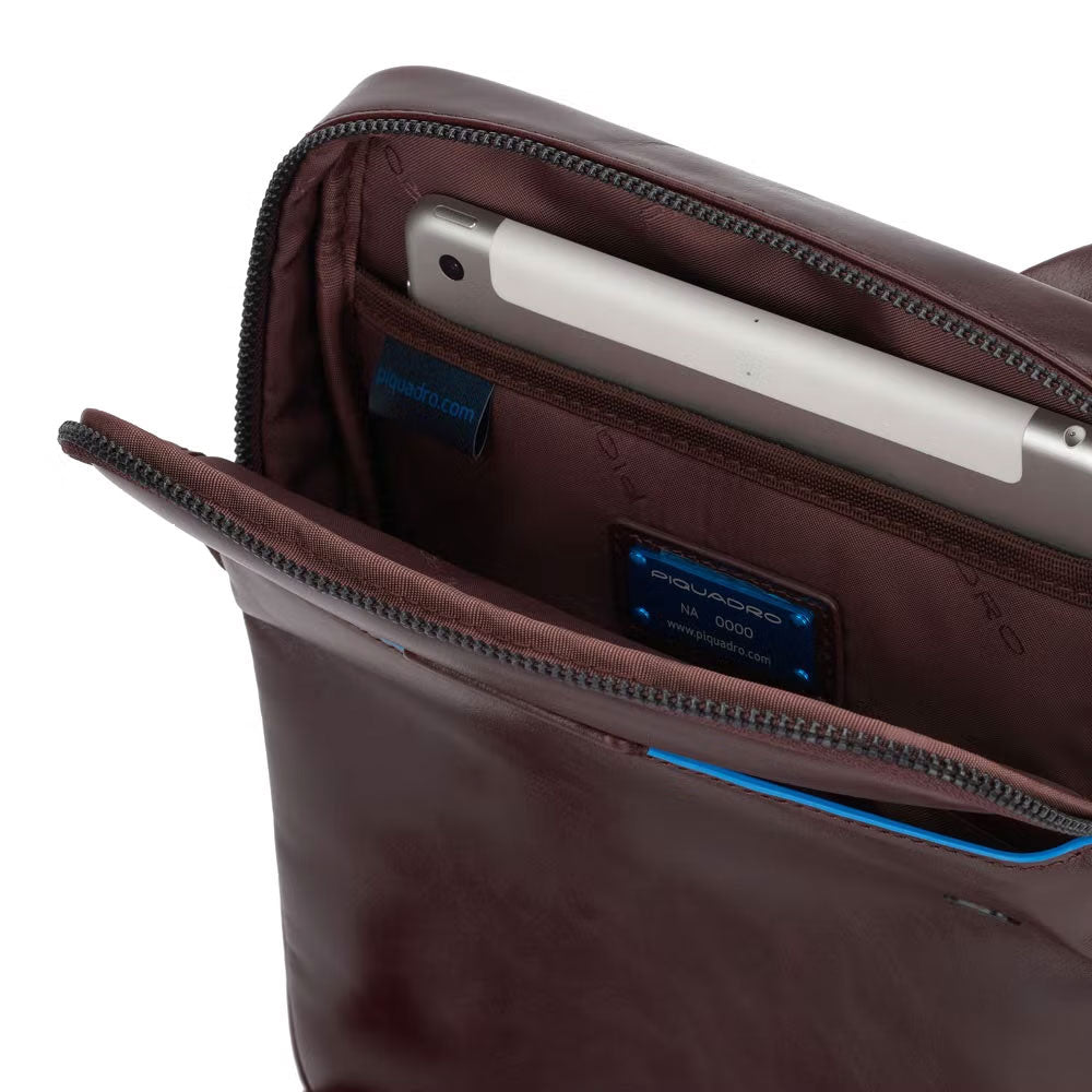 Borsello porta iPad® Blue Square in pelle Piquadro - MYLILLY