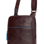 Borsello porta iPad® Blue Square in pelle Piquadro - MYLILLY
