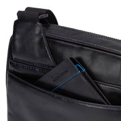 Borsello porta iPad® Blue Square in pelle Piquadro - MYLILLY