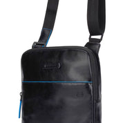 Borsello porta iPad® Blue Square in pelle Piquadro - MYLILLY