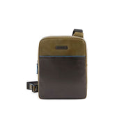 Borsello porta iPad® Blue Square in pelle Piquadro - MYLILLY