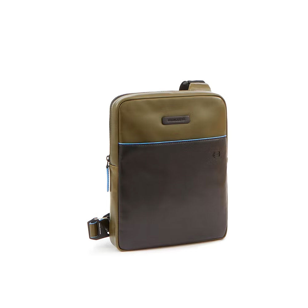 Borsello porta iPad® Blue Square in pelle Piquadro - MYLILLY