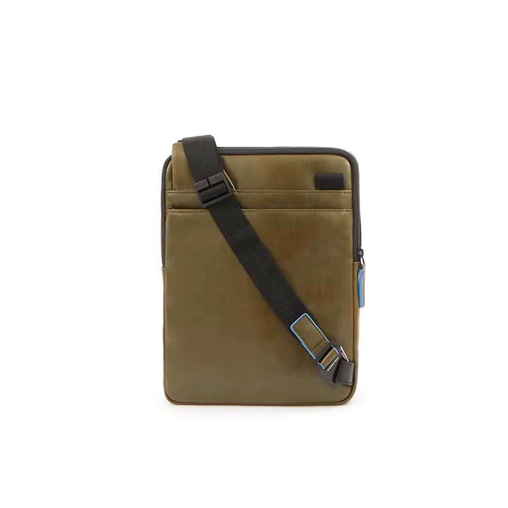 Borsello porta iPad® Blue Square in pelle Piquadro - MYLILLY