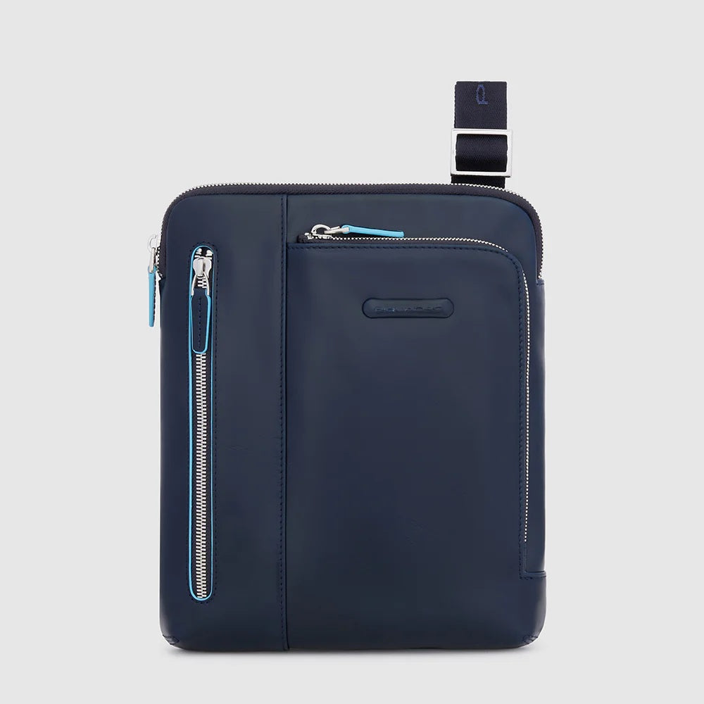 Borsello porta iPad/iPad®Air con doppia tasca frontale Blue Square Piquadro - MYLILLY
