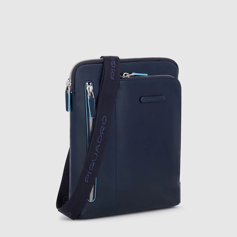 Borsello porta iPad/iPad®Air con doppia tasca frontale Blue Square Piquadro - MYLILLY
