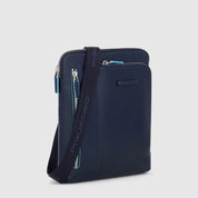 Borsello porta iPad/iPad®Air con doppia tasca frontale Blue Square Piquadro - MYLILLY