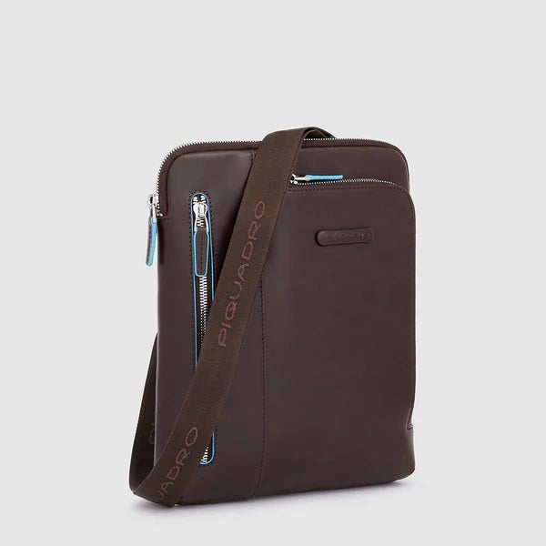 Borsello porta iPad/iPad®Air con doppia tasca frontale Blue Square Piquadro - MYLILLY
