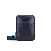 Borsello porta iPad®mini Blue Square in pelle Piquadro - MYLILLY