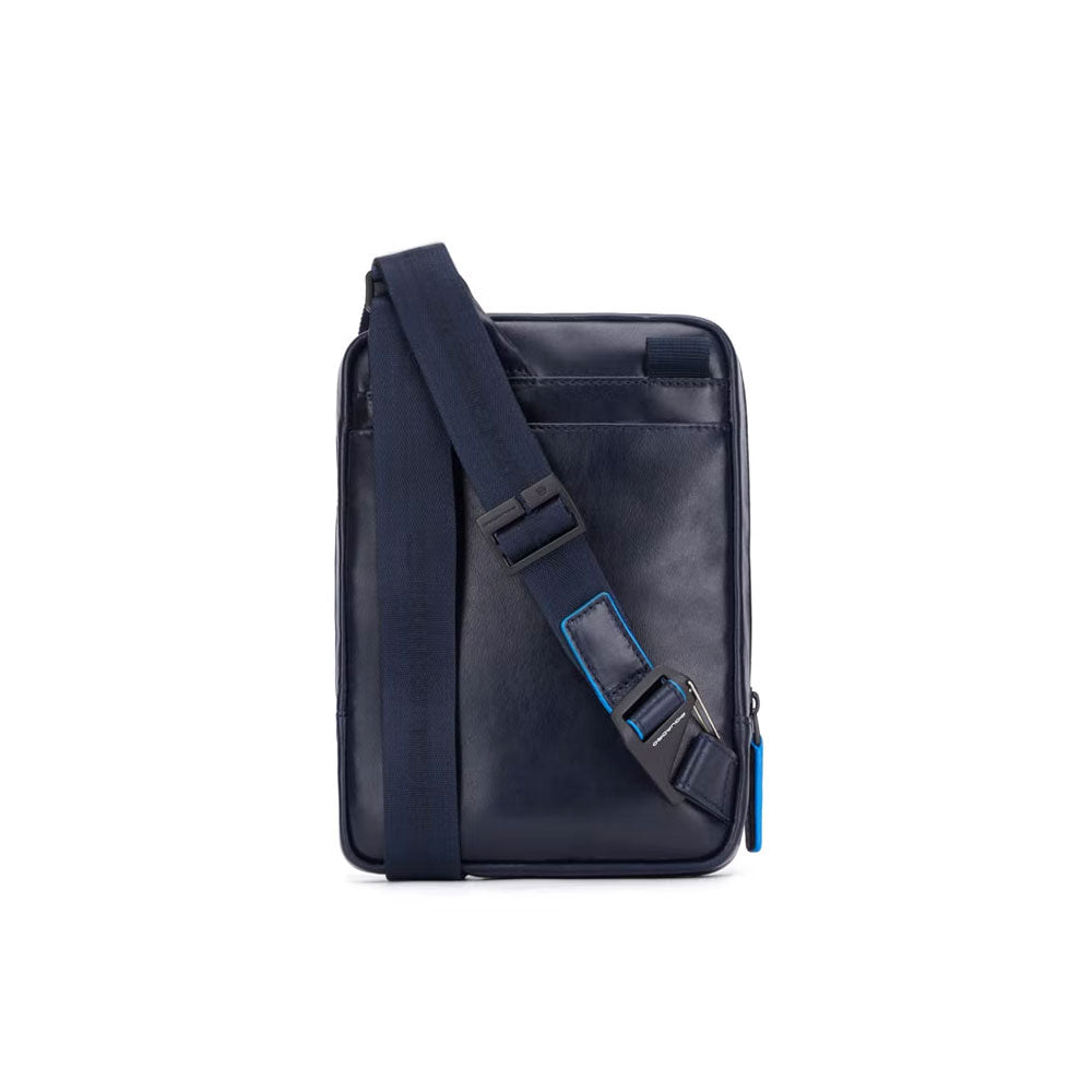 Borsello porta iPad®mini Blue Square in pelle Piquadro - MYLILLY