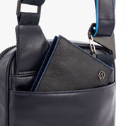 Borsello porta iPad®mini Blue Square in pelle Piquadro - MYLILLY