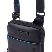 Borsello porta iPad®mini Blue Square in pelle Piquadro - MYLILLY