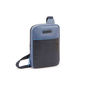 Borsello porta iPad®mini Blue Square in pelle Piquadro - MYLILLY