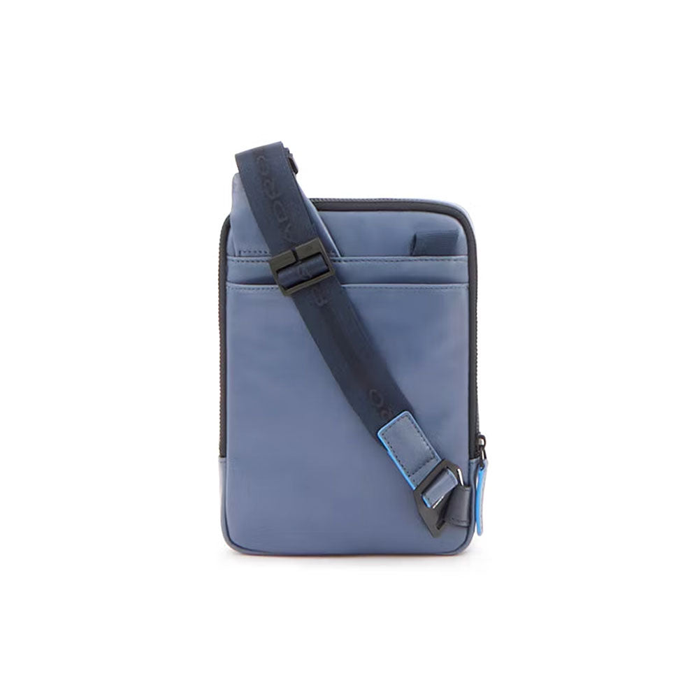 Borsello porta iPad®mini Blue Square in pelle Piquadro - MYLILLY