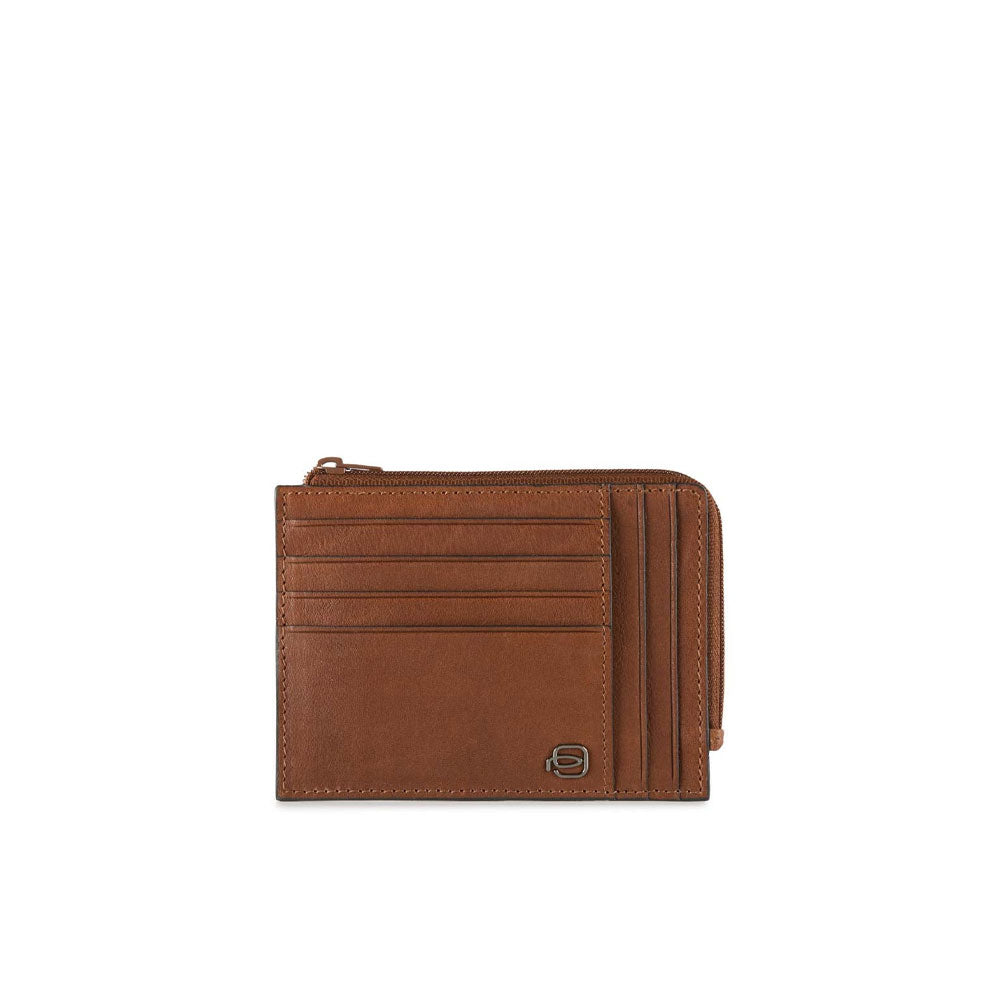 Bustina portamonete, documenti e carte di credito con protezione anti-frode RFID Black Square Piquadro - MYLILLY
