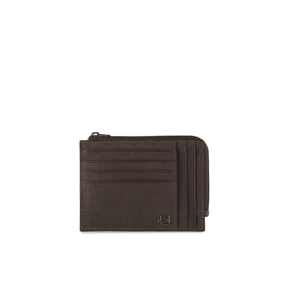 Bustina portamonete, documenti e carte di credito con protezione anti-frode RFID Black Square Piquadro - MYLILLY