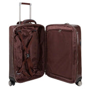 Blue Piquadro cabin trolley with square design, unisex carry-on luggage for travel, durable and lightweight for easy handling.