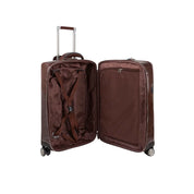 Blue Piquadro Cabin Trolley with square design, unisex travel bag suitable for carry-on luggage, sturdy and stylish for travel.