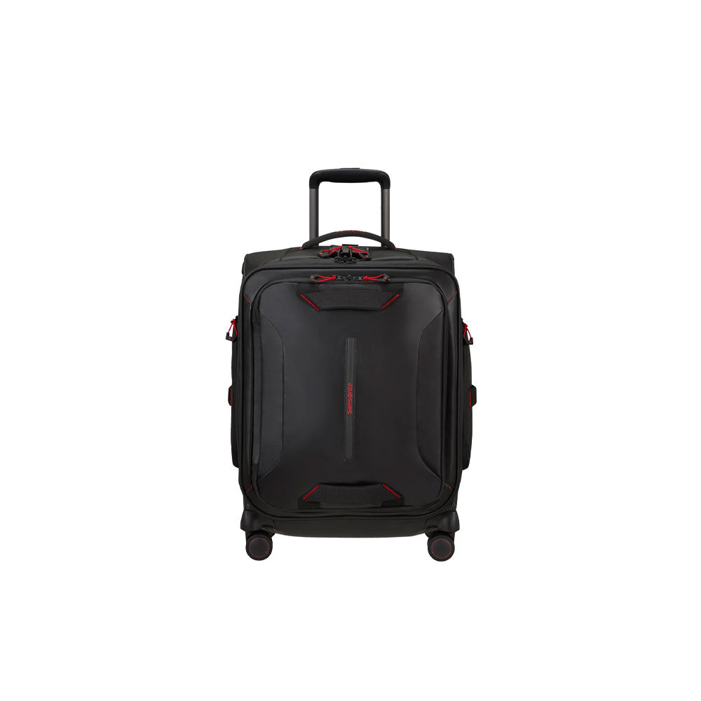 Unisex Cabin Trolley Ecodiver Samsonite with durable green exterior, compact design, suitable for carry-on luggage and travel.