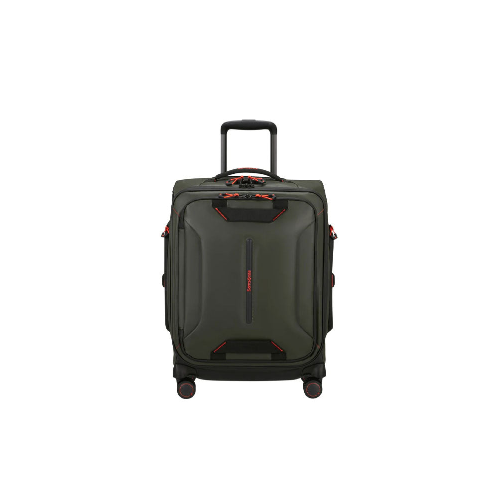 Samsonite Cabin Trolley Ecodiver, unisex travel bag with durable design, compact cabin luggage for short trips.
