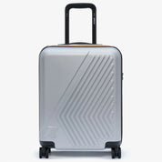 Unisex K-Way Eudoxie cabin trolley bag with durable wheels and handle, ideal for travel and carry-on luggage.