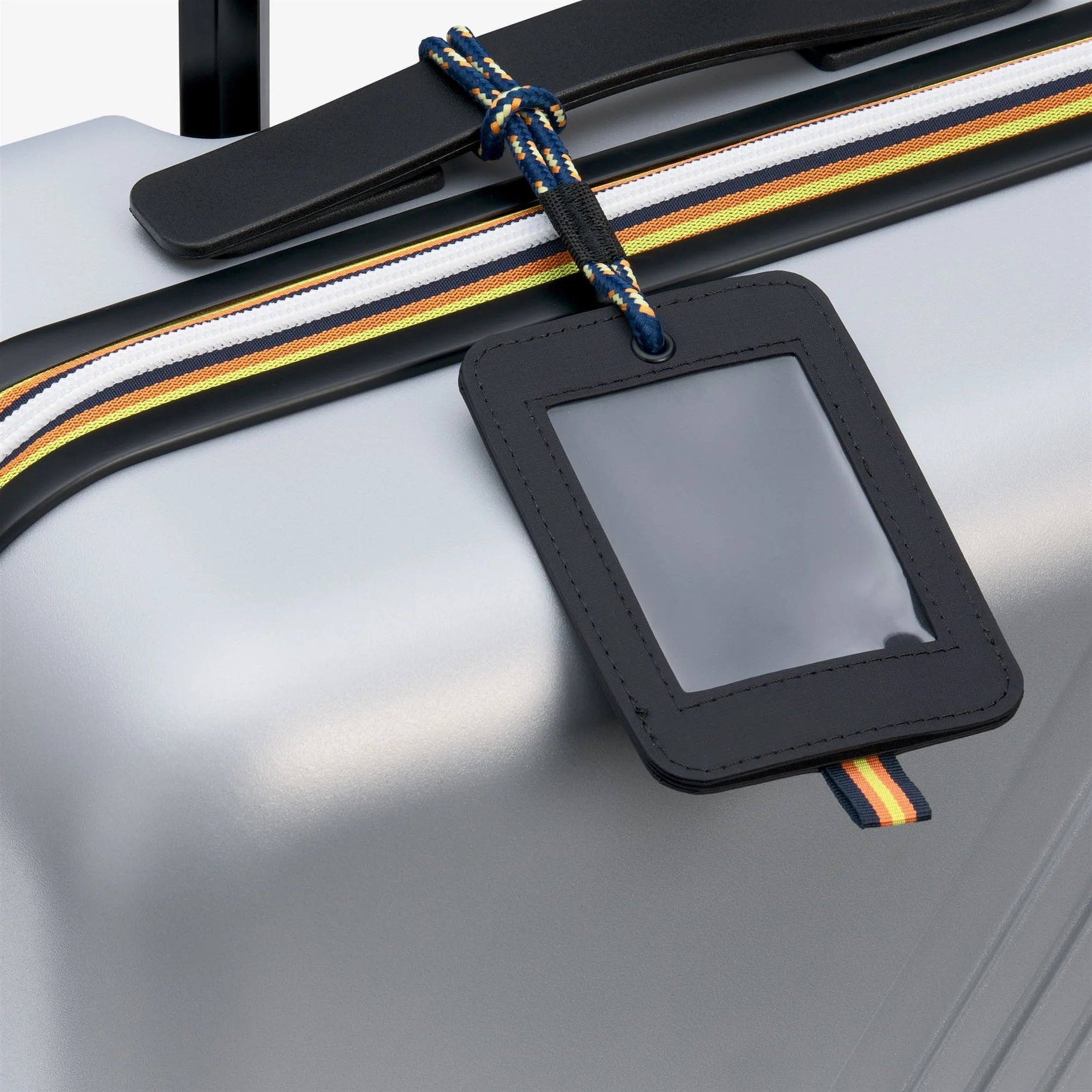 Unisex cabin trolley Eudoxie by K-Way with durable wheels and sleek design for travel and carry-on luggage.