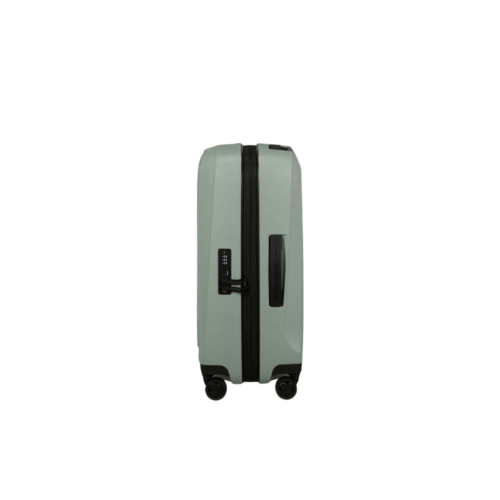 Samsonite Cabin Trolley Exp Essens unisex travel bag with hard shell and extendable handle, designed for cabin luggage and easy transport.