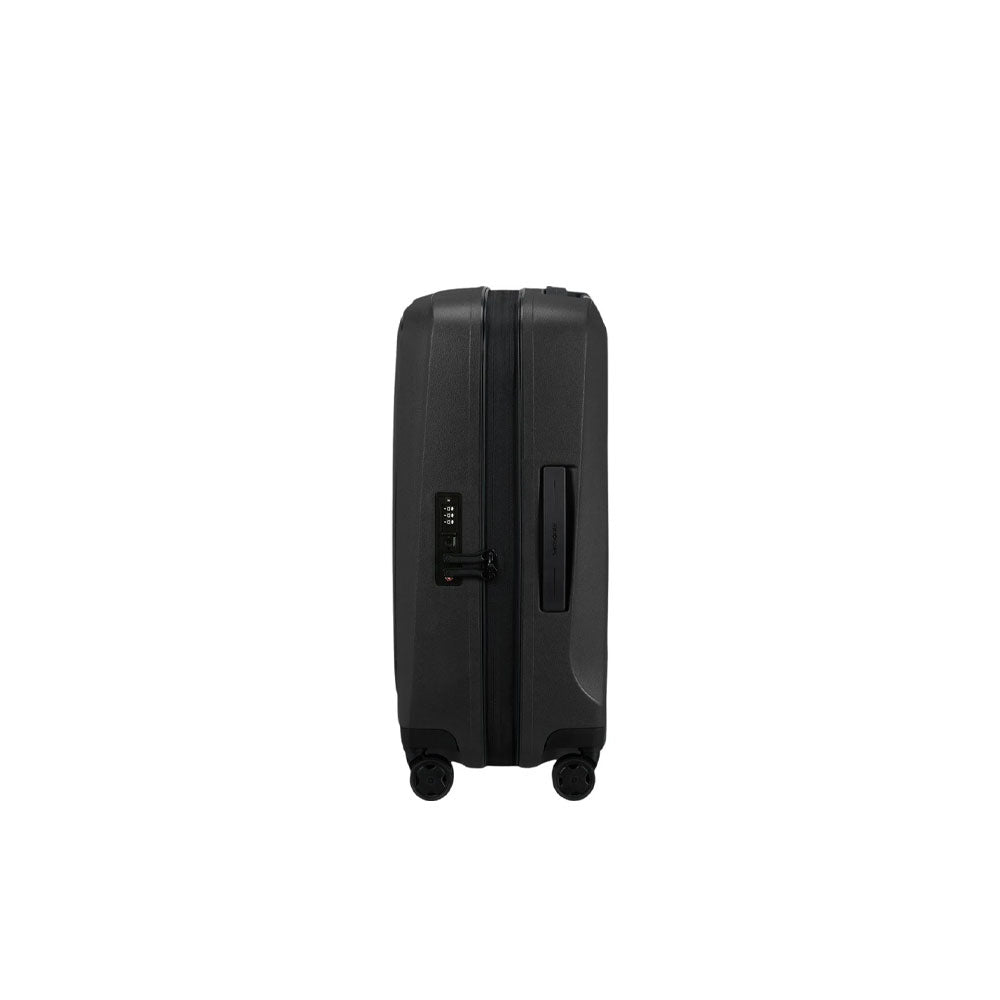 Samsonite Cabin Trolley Exp Essens unisex travel luggage with multiple compartments and durable wheels for easy cabin travel.