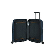 Samsonite Cabin Trolley Exp Essens unisex travel carry-on luggage with streamlined design and sturdy wheels for easy handling.