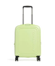 Unisex Cabin Trolley Logoduck by Mandarina Duck with logo, compact design, suitable for carry-on travel, black color and durable wheels.