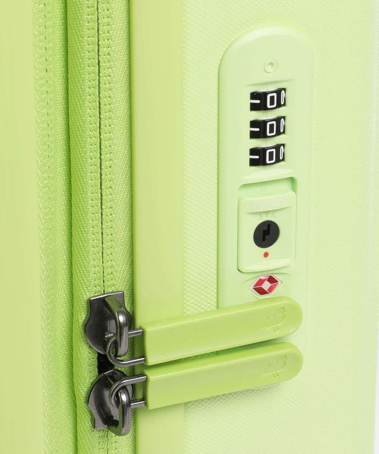 Unisex Cabin Trolley Logoduck by Mandarina Duck, compact travel luggage with logo, suitable for carry-on trips.