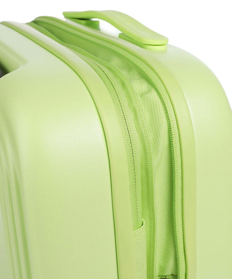 Unisex Cabin Trolley Logoduck by Mandarina Duck with logo, compact travel luggage for cabin and hand baggage, black color.
