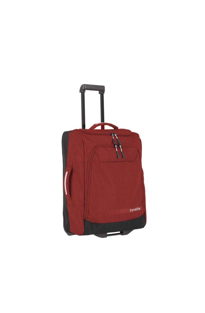 Small Travelite Cabin Trolley, unisex travel bag with wheels and handle for carry-on luggage, designed for easy travel.
