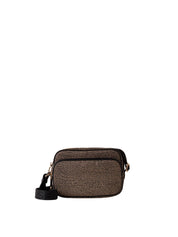 Small eco-friendly camera case by Borbonese, featuring a stylish design and compact size for easy carrying.