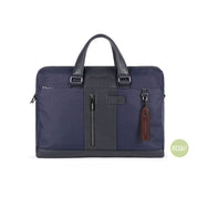 Unisex Piquadro 15.6-inch Briefcase Cartella, stylish work bag with multiple compartments and professional design.