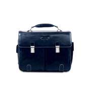 Cartella due tasche due chiusure in pelle Blue Square Piquadro - MYLILLY