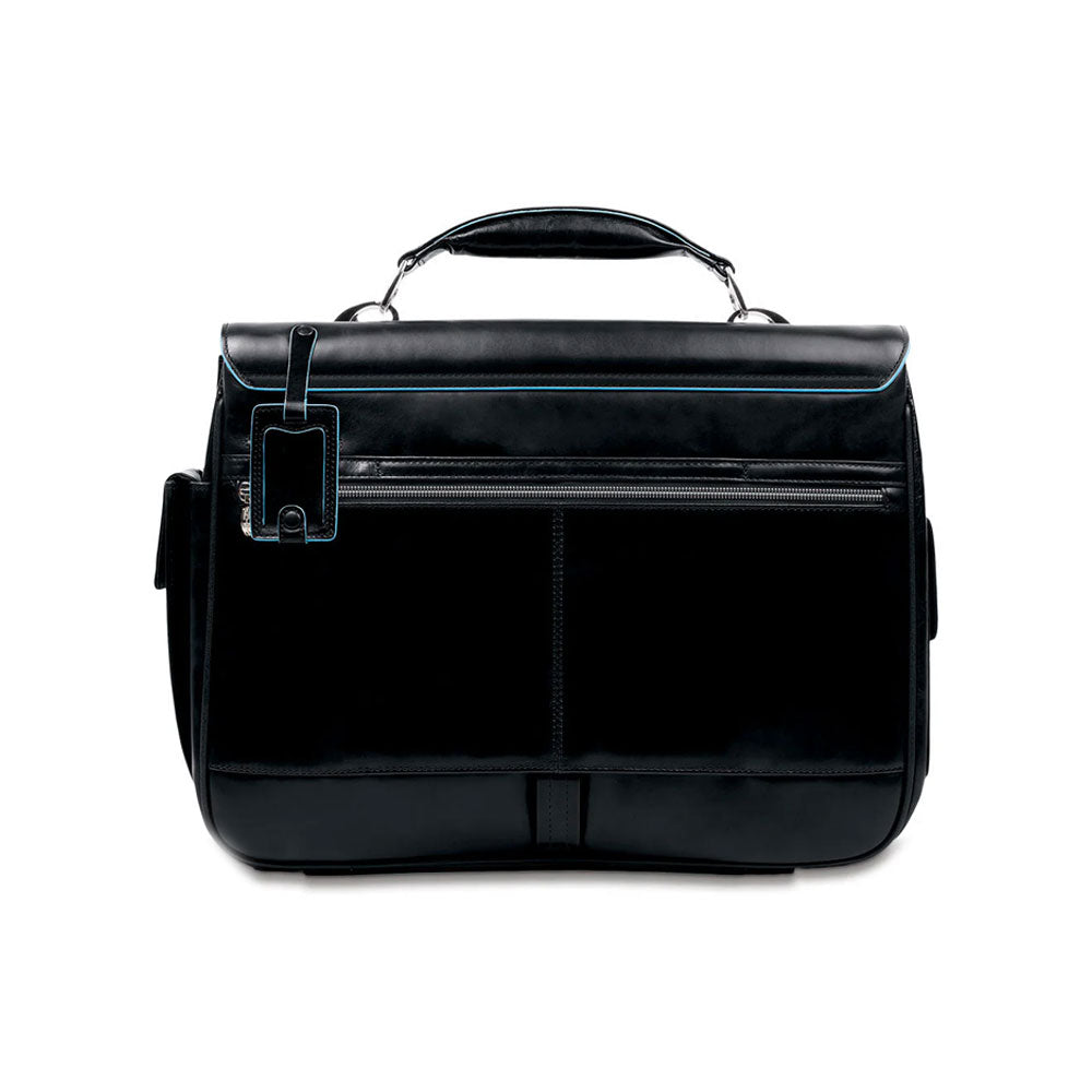 Cartella due tasche due chiusure in pelle Blue Square Piquadro - MYLILLY