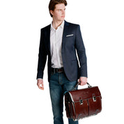 Cartella due tasche due chiusure in pelle Blue Square Piquadro - MYLILLY