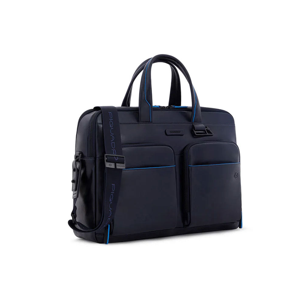 Cartella in pelle porta pc 15.6" e iPad 12.9" Piquadro - MYLILLY