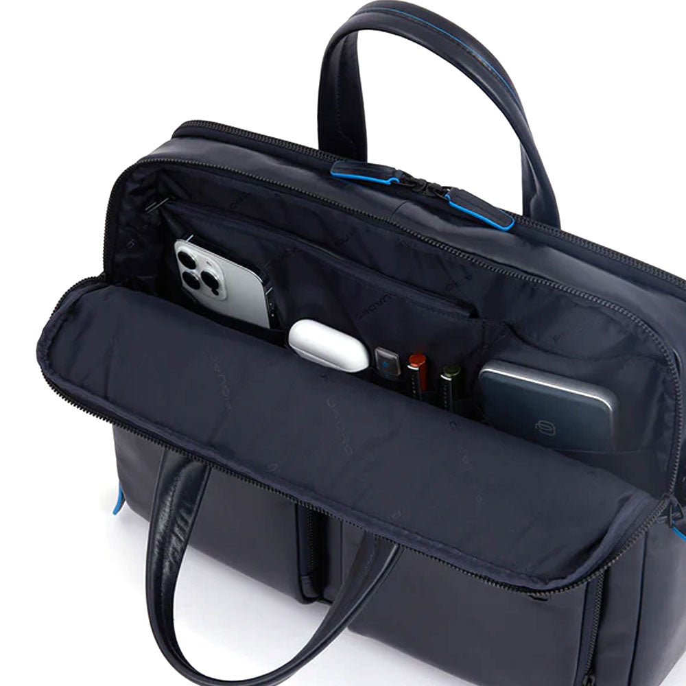 Cartella in pelle porta pc 15.6" e iPad 12.9" Piquadro - MYLILLY