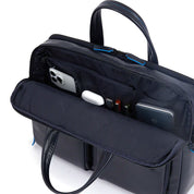 Cartella in pelle porta pc 15.6" e iPad 12.9" Piquadro - MYLILLY